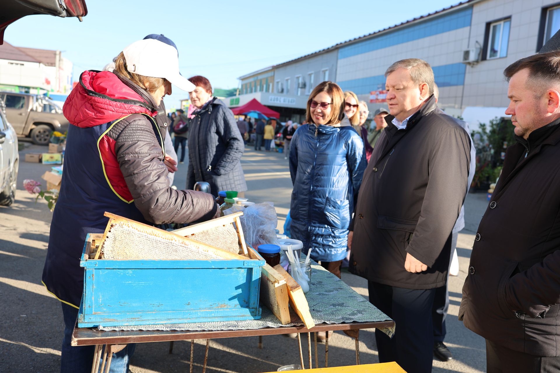 Первая осенняя ярмарка в Нурлате совпала со вторым днем выборов