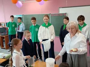 В школе №9 Нурлата прошла акция по сбору батареек