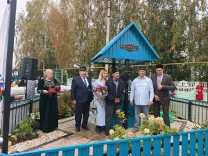 В селе Салдакаево открыли обновленный колодец «Роза эби коесы»
