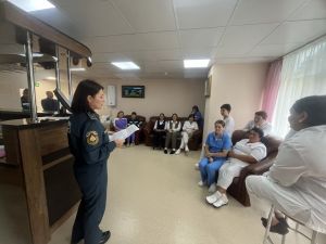 Пожарные Нурлата провели учения по эвакуации на объектах с массовым пребыванием людей
