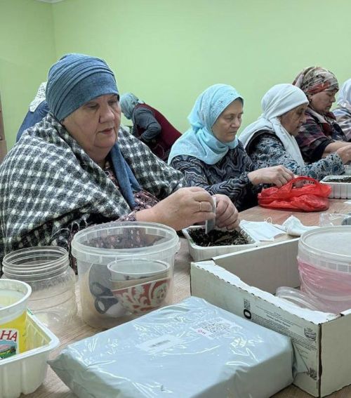Сегодня в медресе состоялся обычный сбор чаев для бойцов