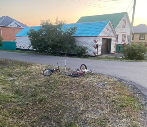 Двое несовершеннолетних велосипедистов пострадали в ДТП в микрорайоне Северо-Восточный Нурлата