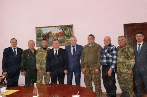 В ходе поездки в Нурлат депутат Государственной Думы РФ Олег Морозов встретился с бойцами СВО