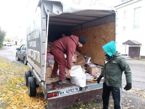 В Нурлатской школе-интернате прошла акция по сбору макулатуры