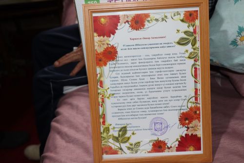 Глава Нурлатского района поздравил труженика тыла с 95-летним юбилеем