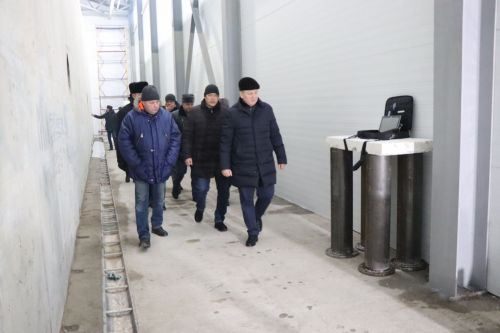 Алмаз Ахметшин оценил очередной этап строительства станции очистки воды
