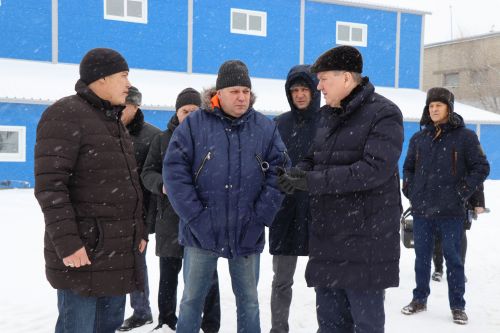 Алмаз Ахметшин оценил очередной этап строительства станции очистки воды
