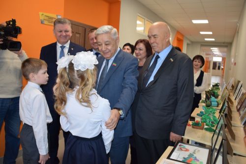 Фарид Мухаметшин посетил школу №1 города Нурлат
