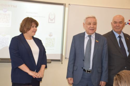 Фарид Мухаметшин посетил школу №1 города Нурлат