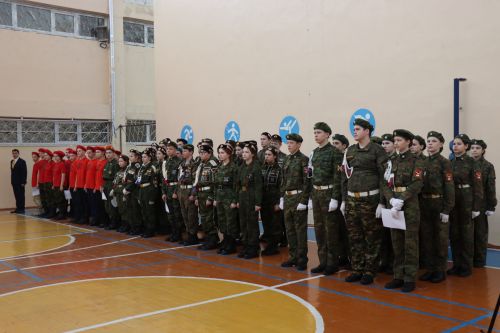 В Нурлате прошел смотр строя и песни среди учащихся