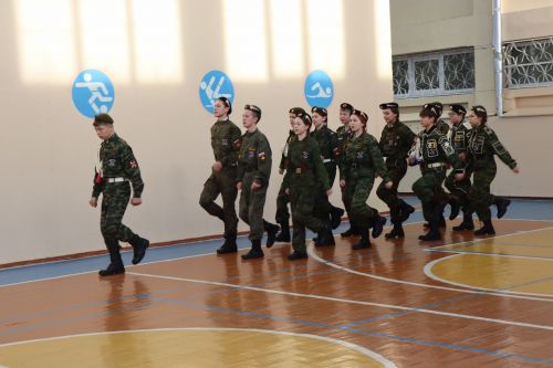 В Нурлате прошел смотр строя и песни среди учащихся