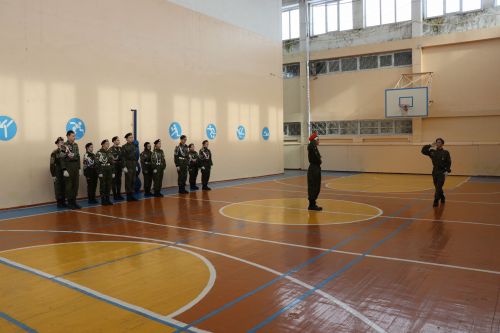 В Нурлате прошел смотр строя и песни среди учащихся