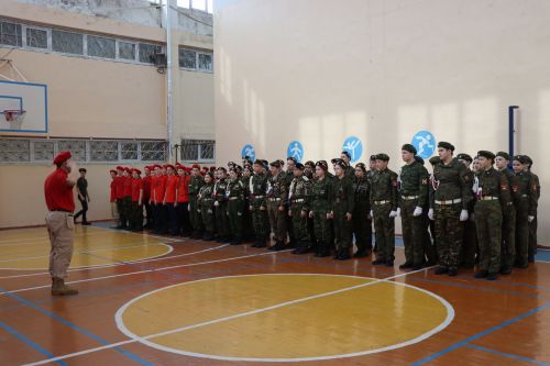 В Нурлате прошел смотр строя и песни среди учащихся