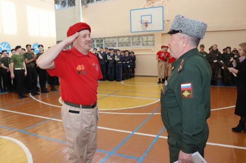 В Нурлате прошел смотр строя и песни среди учащихся