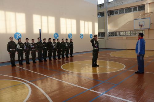 В Нурлате прошел смотр строя и песни среди учащихся