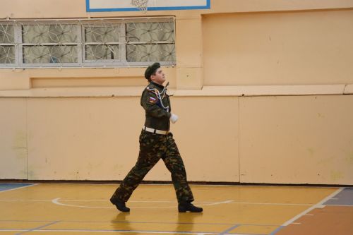 В Нурлате прошел смотр строя и песни среди учащихся