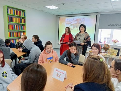 В библиотеке Нурлата прошло мероприятие, посвященное Масленице