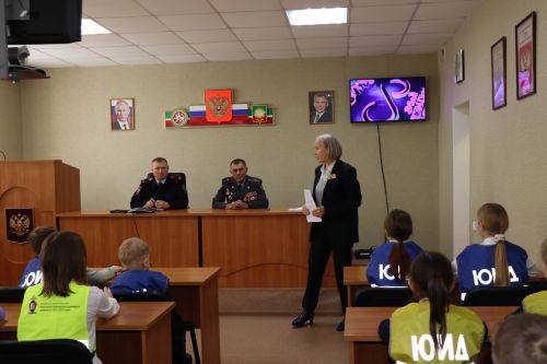Нурлатские ЮИДовцы посетили музей отдела МВД