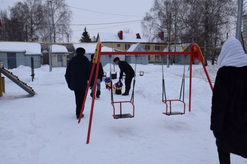 В Нурлате детские площадки доступны и зимой