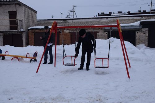 В Нурлате детские площадки доступны и зимой