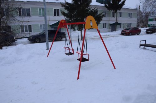 В Нурлате детские площадки доступны и зимой