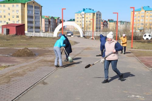 В Нурлате прошел первый субботник