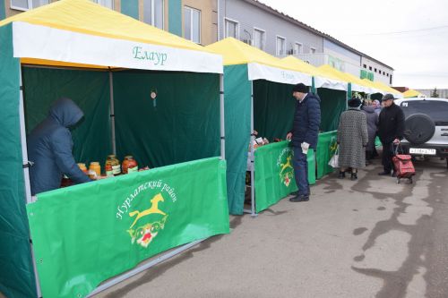 На первой весенней ярмарке в Нурлате сельхозпродукцию реализовали с 45 торговых точек