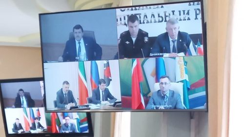 Руководство района в режиме ВКС приняло участие в заседании республиканской комиссии