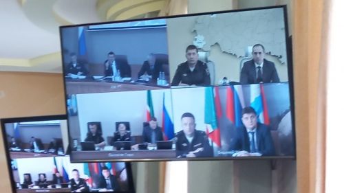 Руководство района в режиме ВКС приняло участие в заседании республиканской комиссии