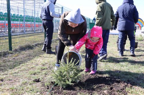 В Нурлате прошел День посадки леса