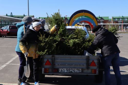В Нурлате прошел День посадки леса