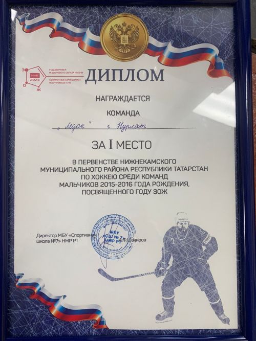 Нурлатские спортсмены стали победителями в турнире по хоккею