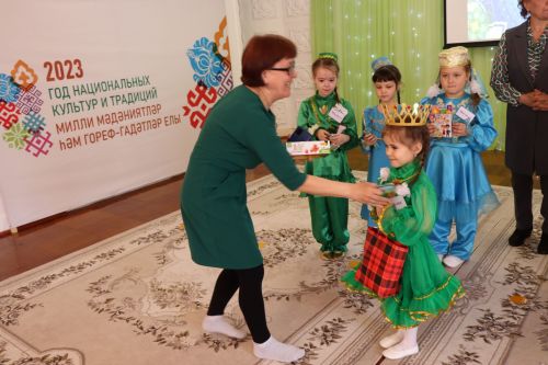 В детском саду «Сказка» города Нурлат прошел конкурс «Татар кызчыгы-2023»