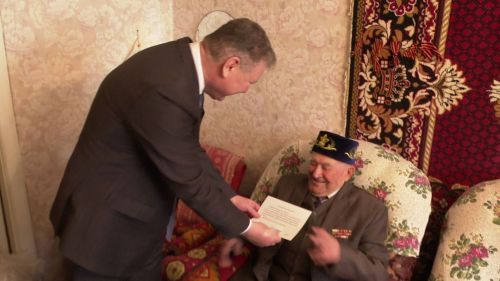 Глава района Алмаз Ахметшин поздравил с юбилеем Ислама Бахтиярова