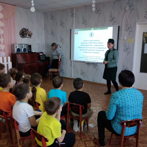 Воспитанники Нурлатского детского сада «Камыр-Батыр» побывали на занятии по экологии