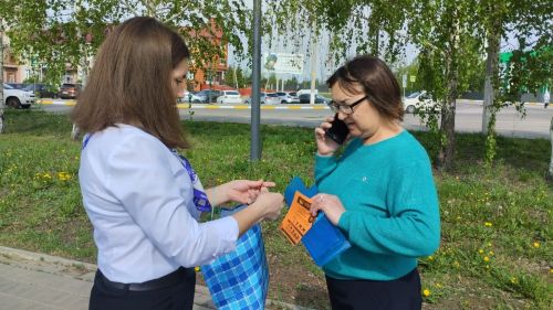 В Нурлате проходит акция «Георгиевская лента»