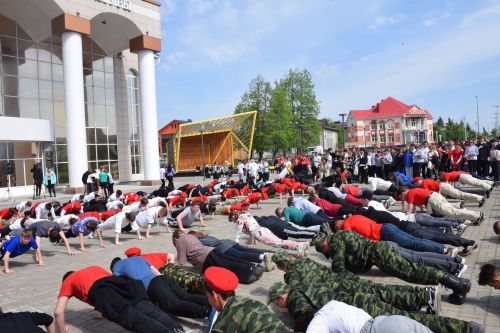 В Нурлате состоялась спортивно-патриотическая акция «Рекорд Победы»