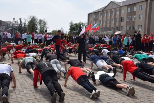 В Нурлате состоялась спортивно-патриотическая акция «Рекорд Победы»
