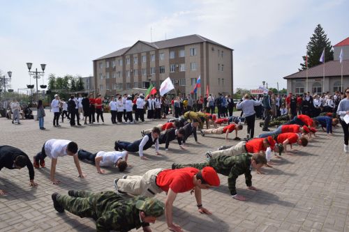 В Нурлате состоялась спортивно-патриотическая акция «Рекорд Победы»