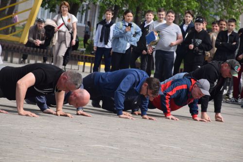 В Нурлате состоялась спортивно-патриотическая акция «Рекорд Победы»