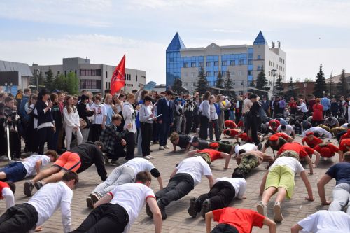 В Нурлате состоялась спортивно-патриотическая акция «Рекорд Победы»