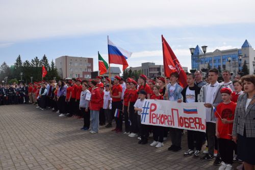 В Нурлате состоялась спортивно-патриотическая акция «Рекорд Победы»