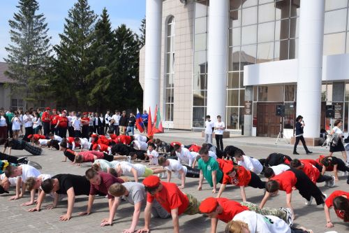 В Нурлате состоялась спортивно-патриотическая акция «Рекорд Победы»