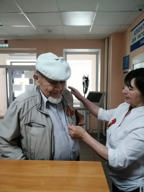 Нурлатцы активно участвуют во Всероссийской акции «Георгиевская ленточка»