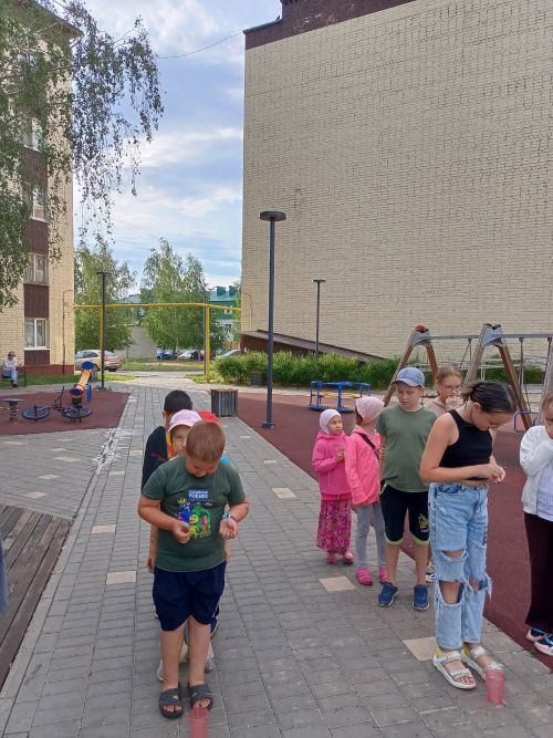 В нурлатском сквере «Семейный» продолжается цикл летних развлечений для детей