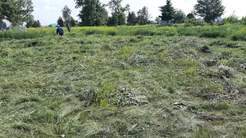 Жители Степного Озера всегда ухаживают за кладбищами, убираются на их территории