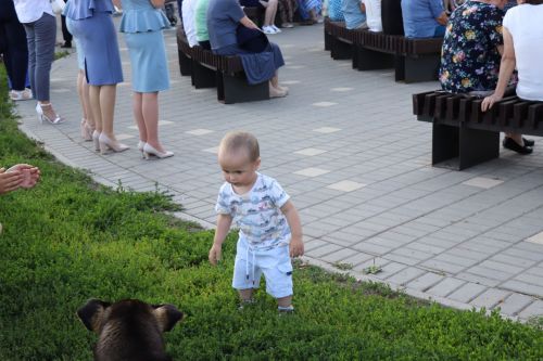 В сквере «Театральный» прошел праздник, посвященный Дню семьи, любви и верности