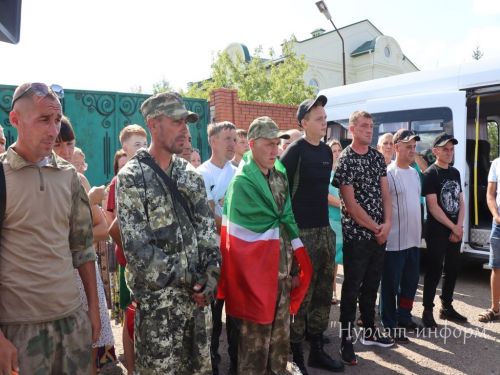 Еще 7 нурлатцев-контрактников отправились в зону СВО