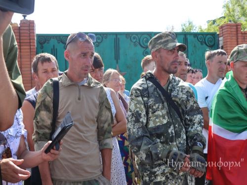 Еще 7 нурлатцев-контрактников отправились в зону СВО