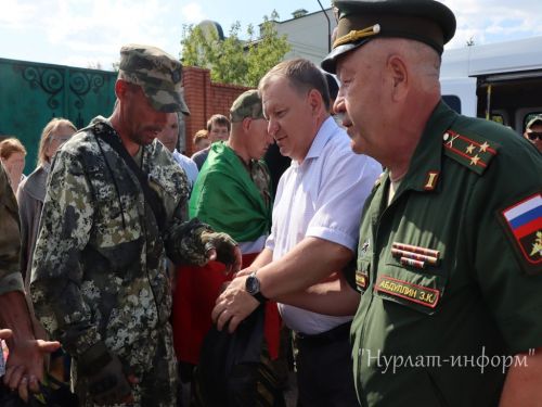 Еще 7 нурлатцев-контрактников отправились в зону СВО